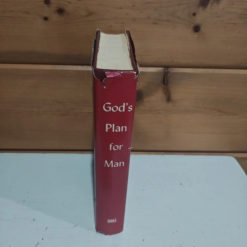 Vintage God's Plan for Man Finis Jennings Dake 1949 World's storehouse of wisdom